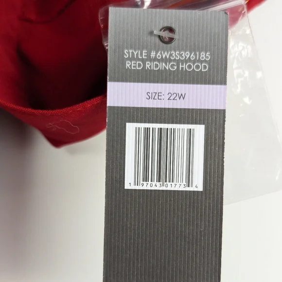 Women's Sharagano Button-Front Shirt Dress in Red Size 22W - Picture 6 of 6